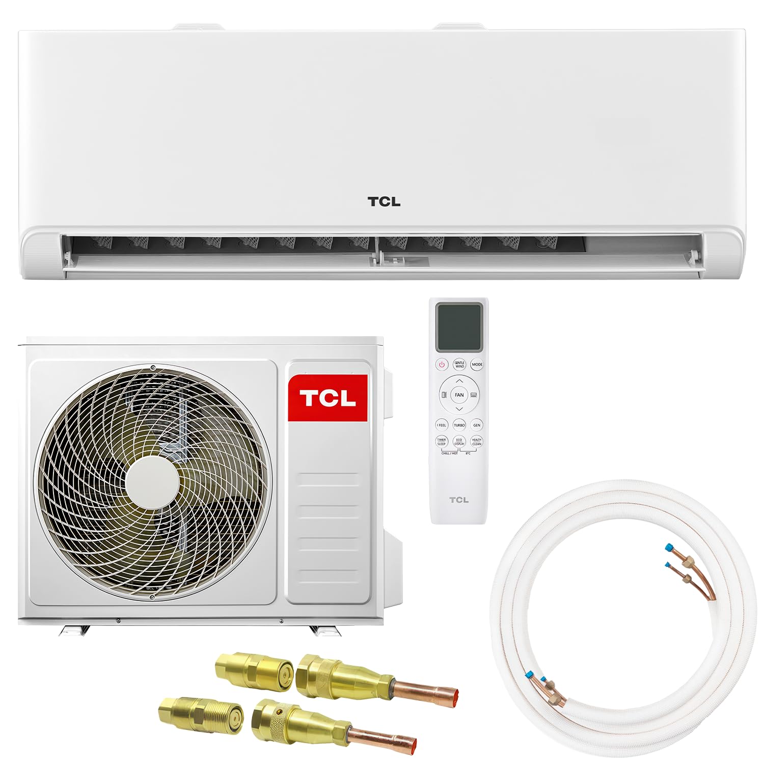 Split air conditioner 9000 BTU Quick Connect with WIFI and optional voice/app control