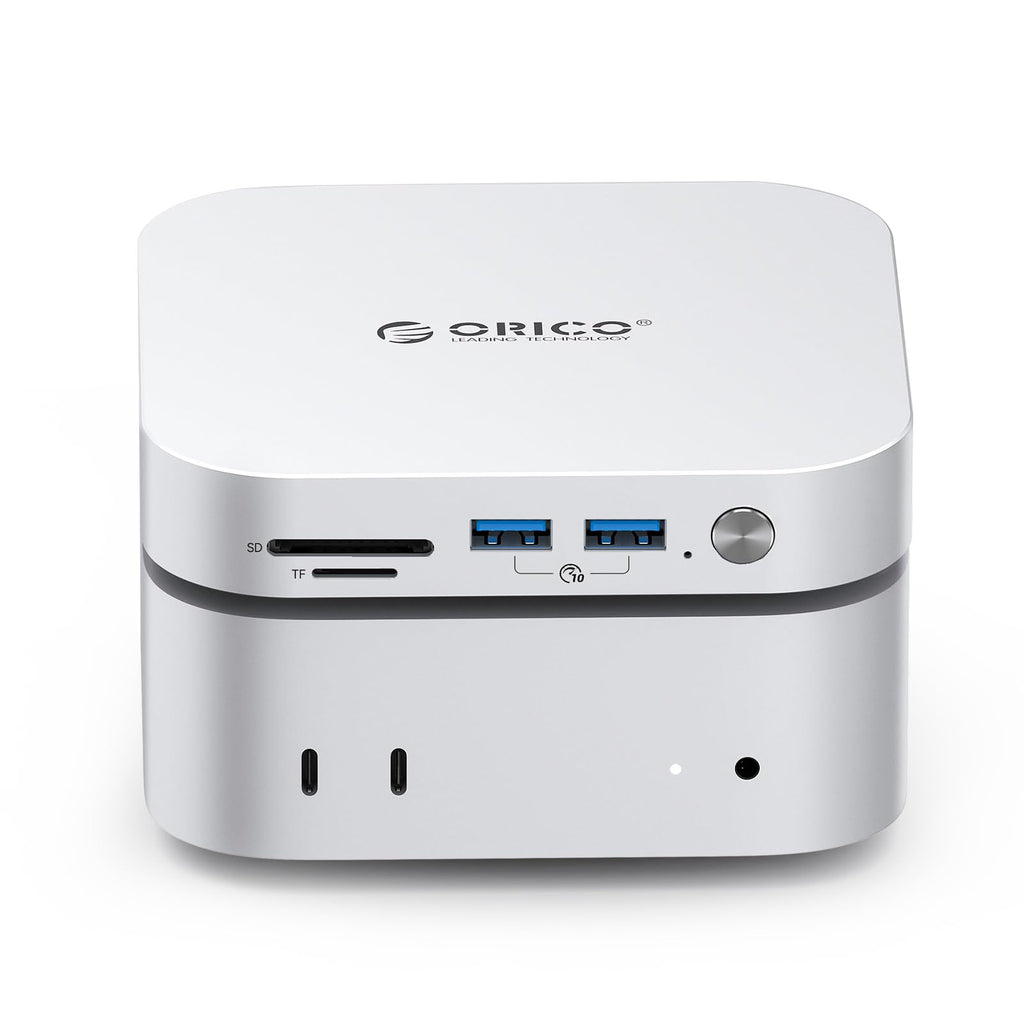 ORICO Minimata 1TB Storage &amp; Docking Station, External SSD Expansion for Mac mini M4, up to 1000MB/s, USB 3.2/SD/TF/Audio Ports, Seamless Design - M4Max 