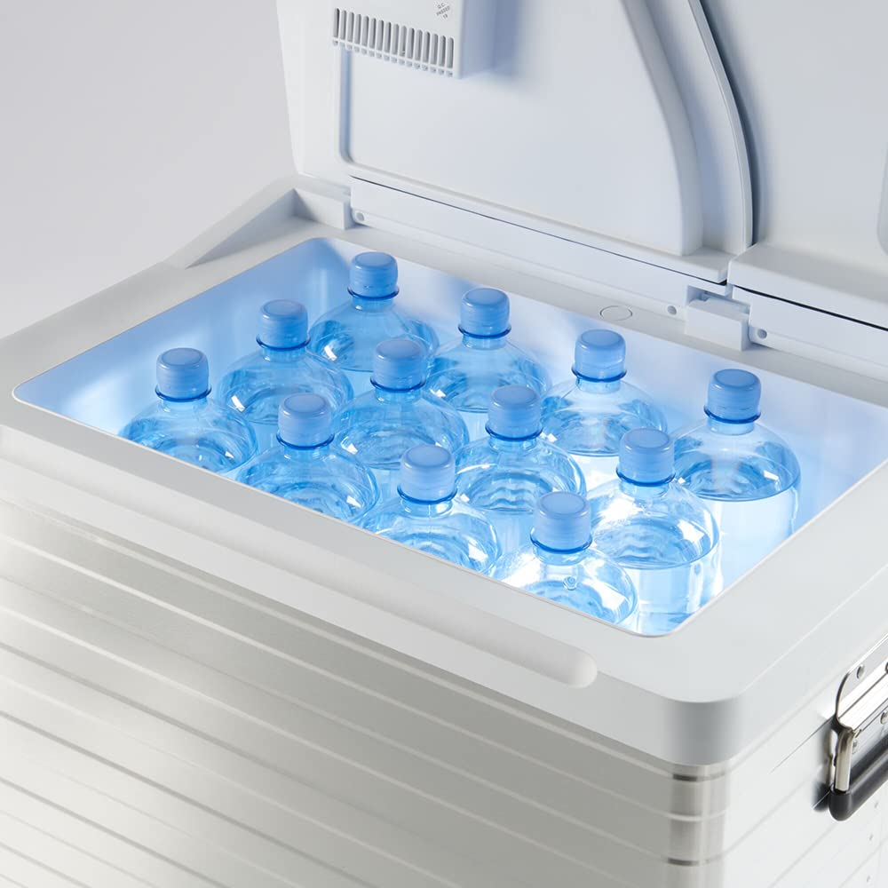 Mobicool MQ40A electric cooler, aluminum, MQ40A, mini fridge for car, work, truck and campsite 