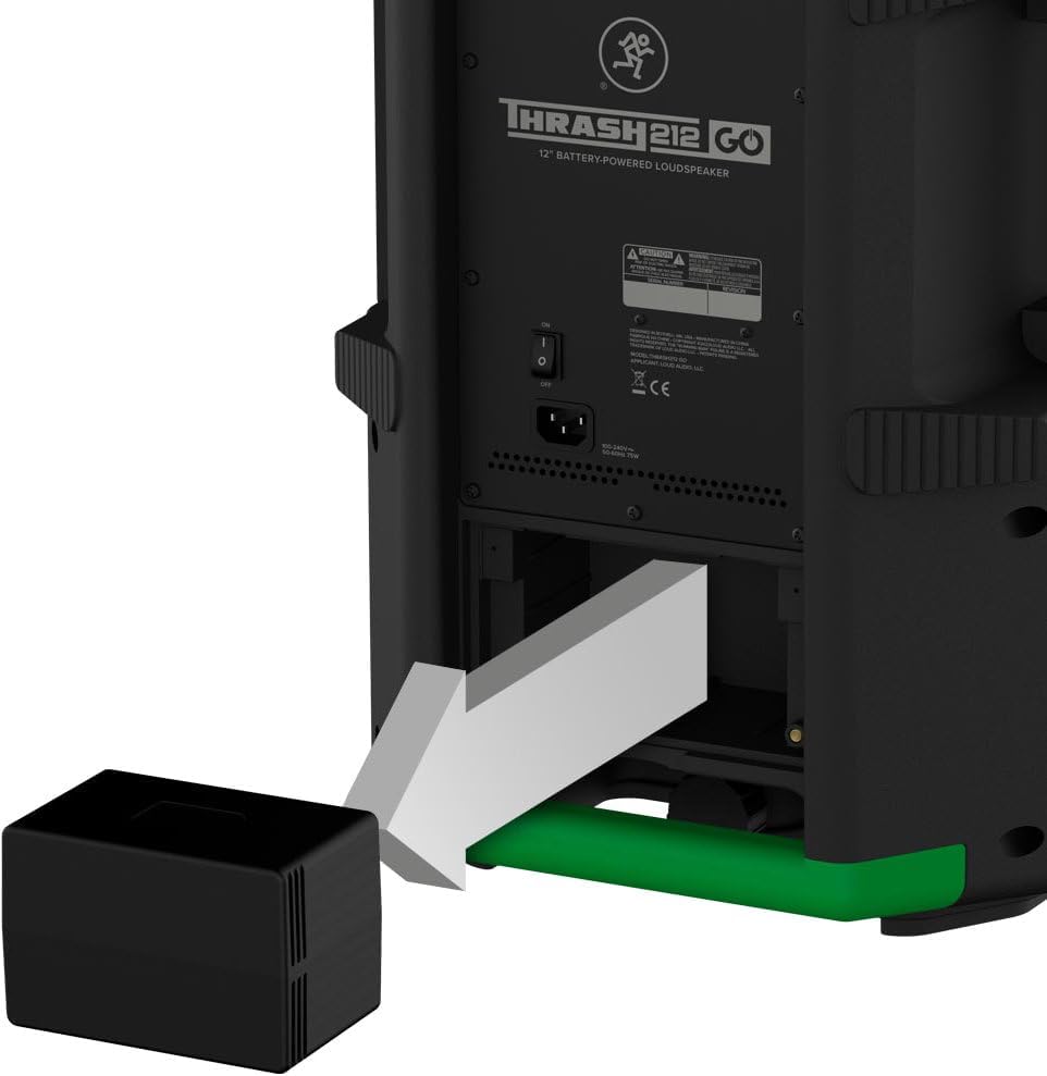 Mackie Thrash212 GO Battery-powered speaker with 12" woofer