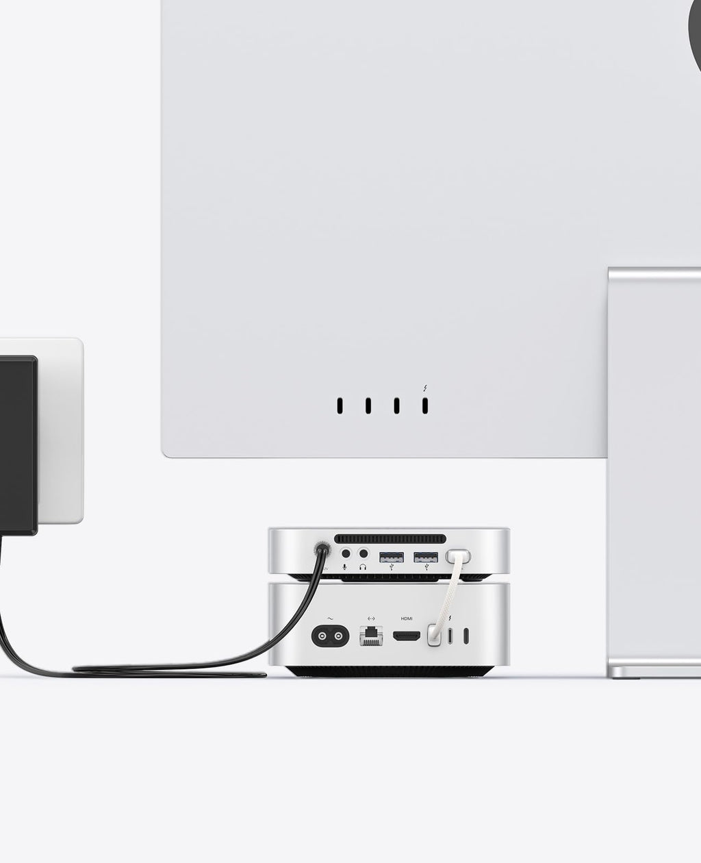 ORICO Minimata 1TB Storage &amp; Docking Station, External SSD Expansion for Mac mini M4, up to 1000MB/s, USB 3.2/SD/TF/Audio Ports, Seamless Design - M4Max 