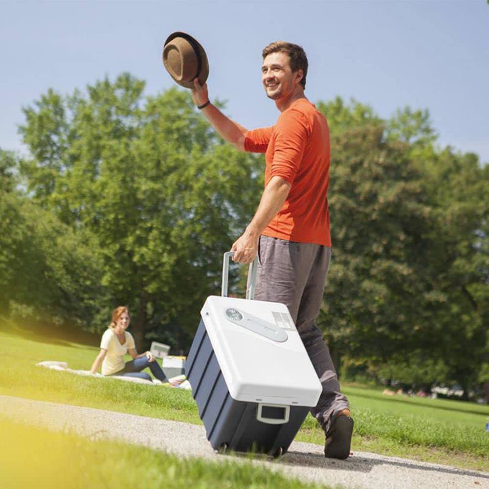 Mobicool MQ40A electric cooler, aluminum, MQ40A, mini fridge for car, work, truck and campsite 