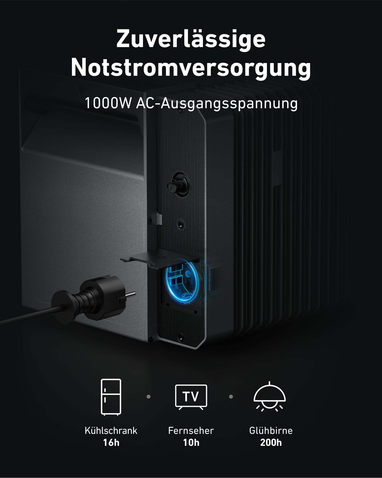 Anker SOLIX Solar Bank 2 E1600 Pro with Memory, All-in-One Power Storage with Micro Inverter, 1.6 kWh, 4 MPPT 2400 W Solar Input, 1000 W AC, 6000 Charging Cycles, 9.6 kWh Capacity, Plug &amp; Play 