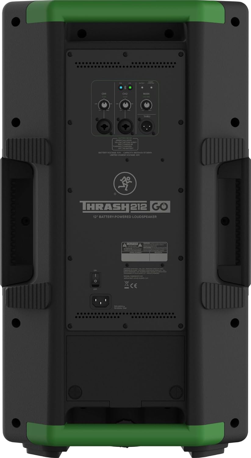 Mackie Thrash212 GO Battery-powered speaker with 12" woofer