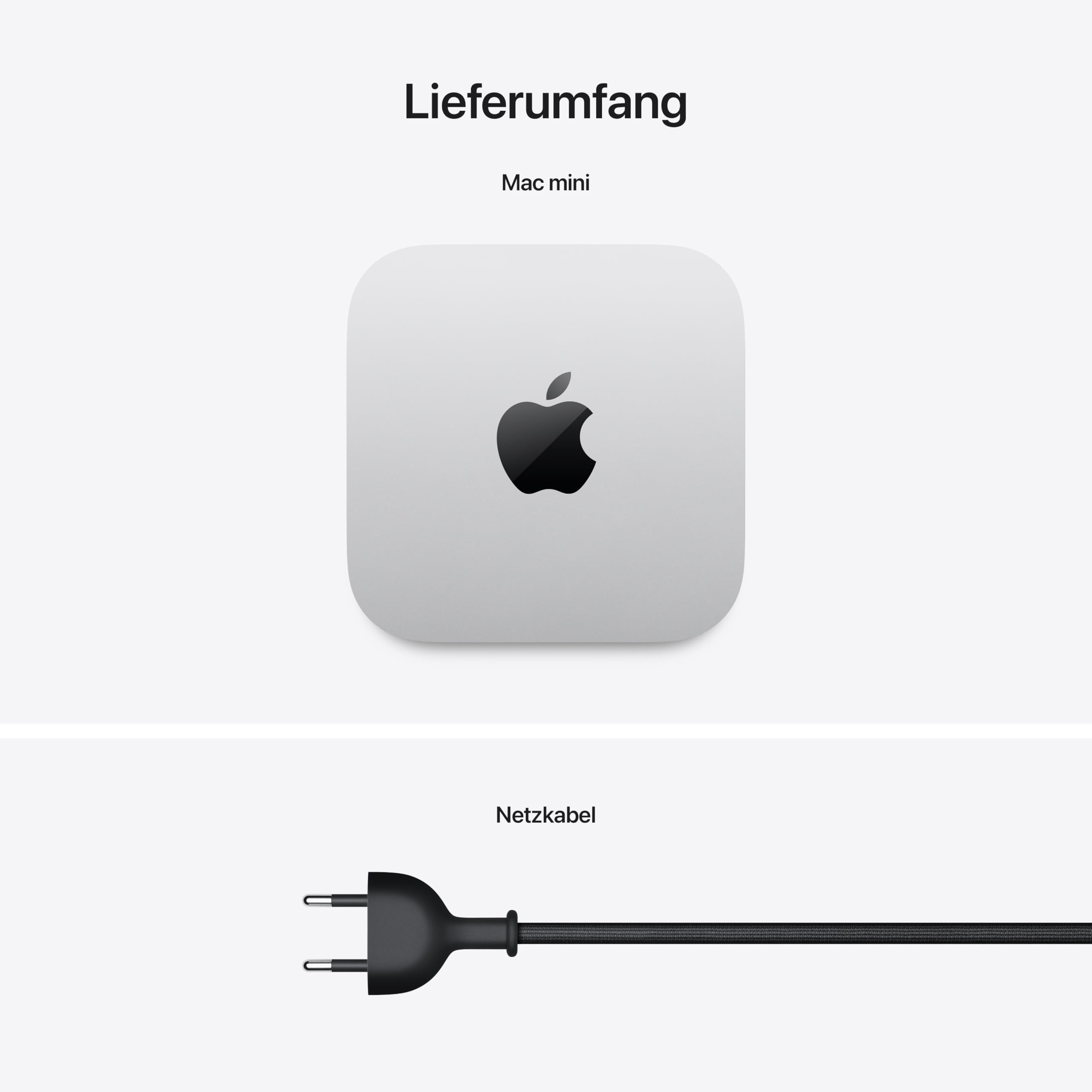 Apple Mac mini desktop computer with M4 chip with 10-core CPU and 10-core GPU: 16 GB of shared memory, 256 GB SSD storage, Gigabit Ethernet. Works with iPhone/iPad 