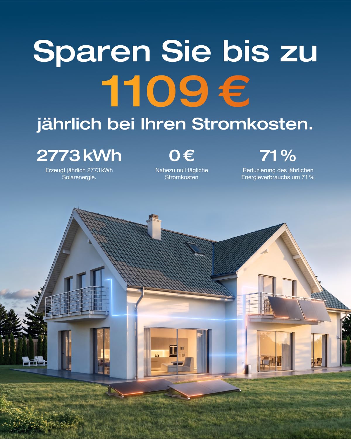 ECOFLOW STREAM Ultra 1.92kWh 0% VAT, balcony power station with storage, 4 MPPT 2800W solar input, 2300W dual AC connections, all-in-one power storage with inverter, 11.52kWh capacity, 6000 cycles, plug &amp; play 