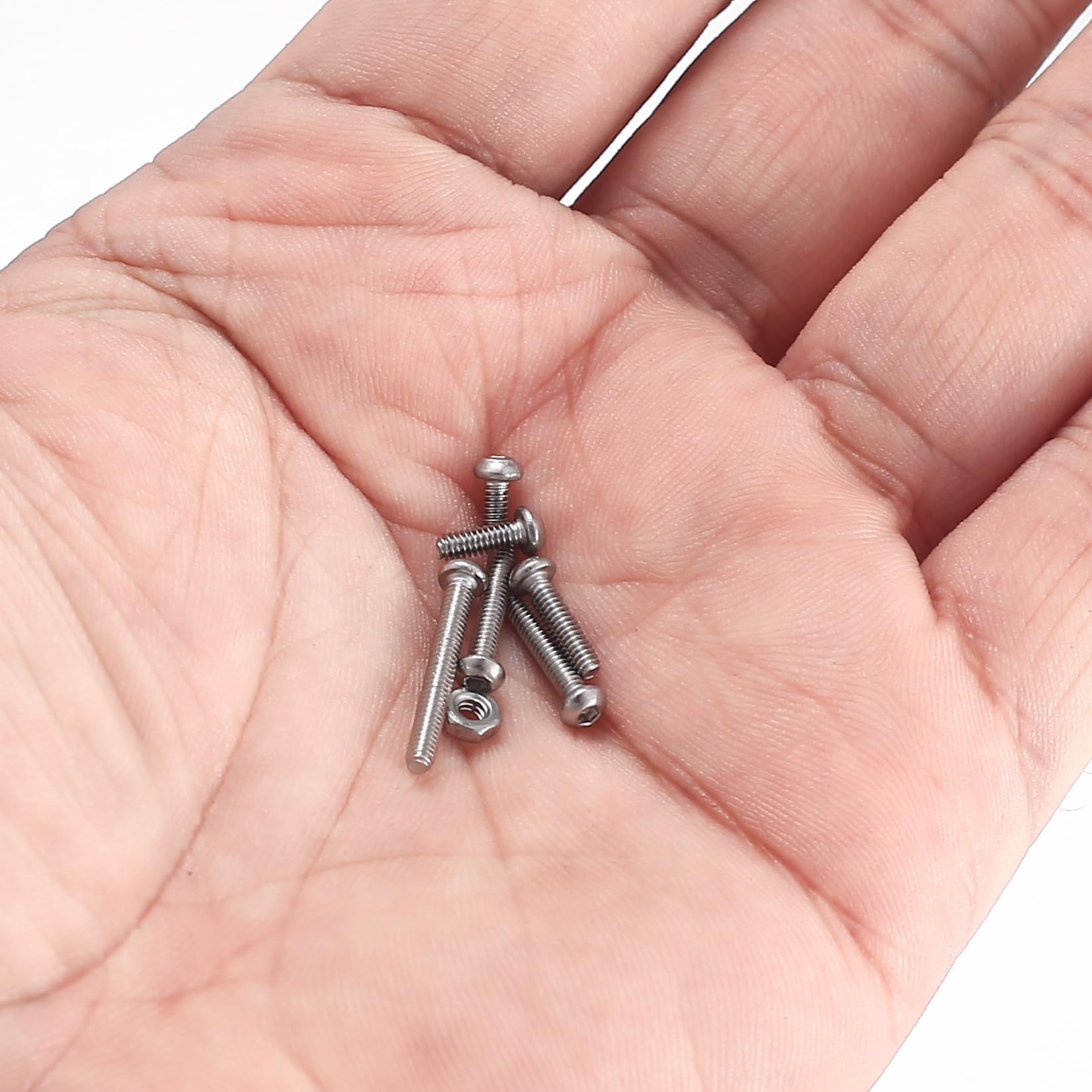 410pcs M2 Countersunk Head Hex Socket Screws, 10.9 Carbon Steel Full Thread Machine Screws, Nuts and Washers Assortment with Allen Keys 