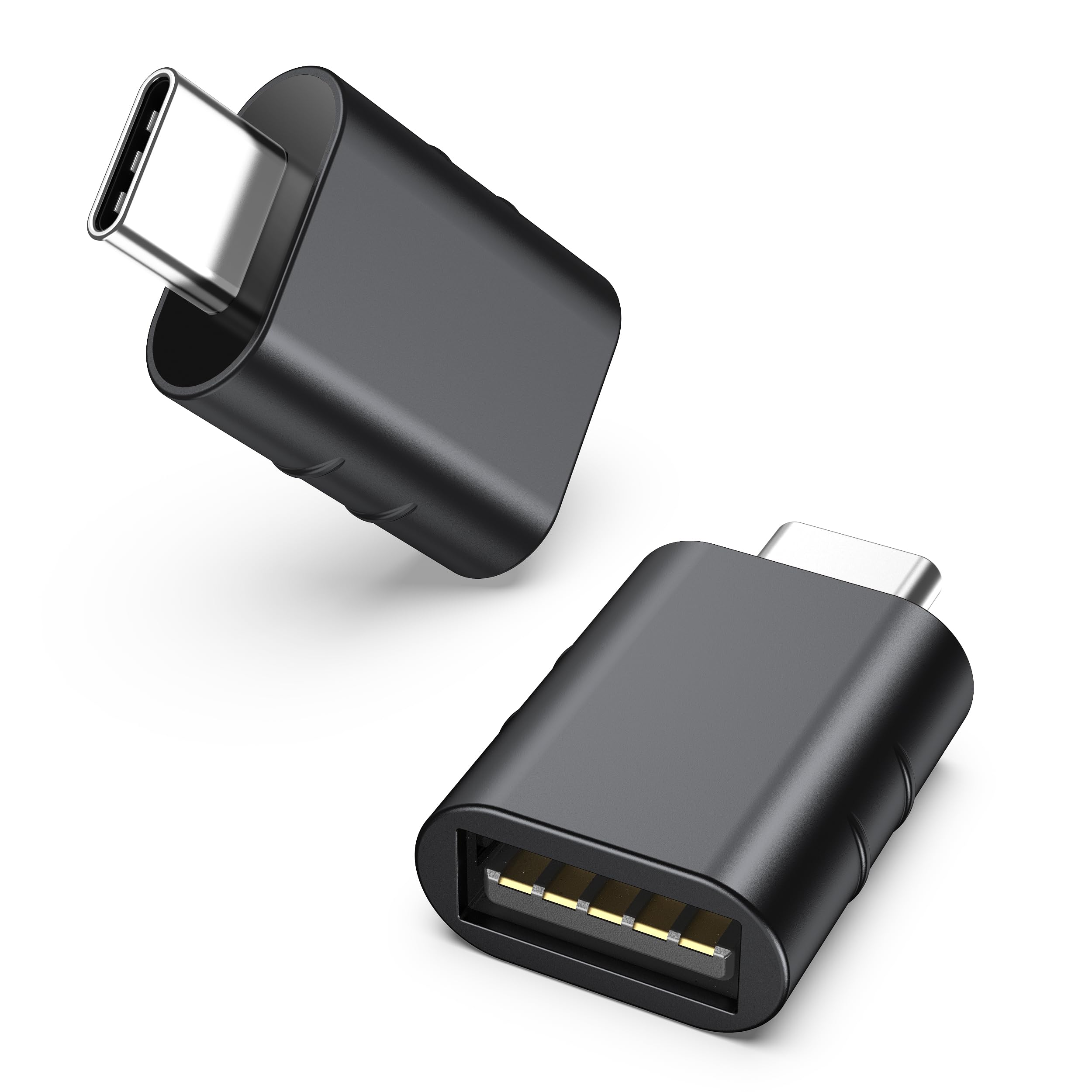 Syntech USB-C to USB Adapter, 2 USB-C Male to USB-C Female Adapter, Compatible with iPhone 16 Pro Max iMac iPad Pro 2021, MacBook Air Pro 2020 and Other Type-C/Thunderbolt 3 Devices, Blue 