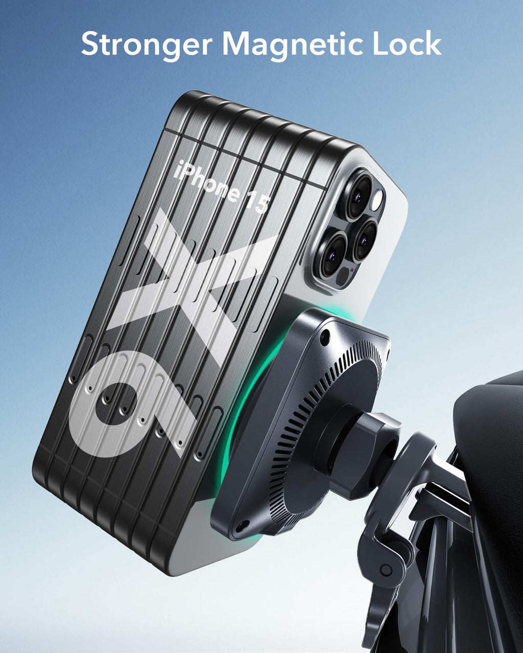 ESR 15W for Magsafe Car Mount with Charging Function, Cell Phone Holder Car Charger, Magnetic Wireless Phone Holder Car with Charging Function for iPhone 16/15/14/13/12 Series, Galaxy S25 Series, Fast Charging 