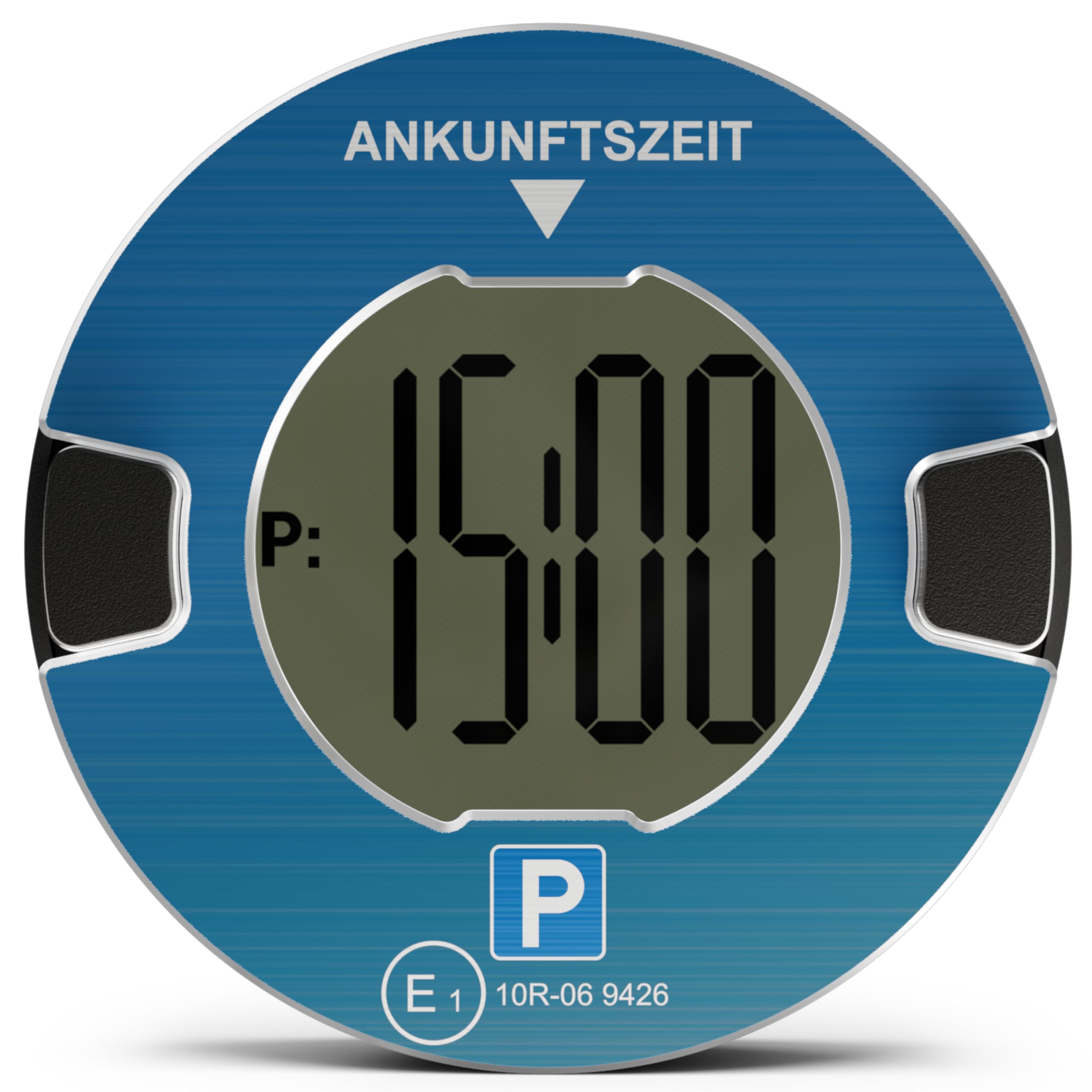 OOONO P-DISC NO1 - Electronic parking disc with approval for cars - Automatic digital parking disc electric with approval from the KBA according to StVO - Electric parking meter car approved 