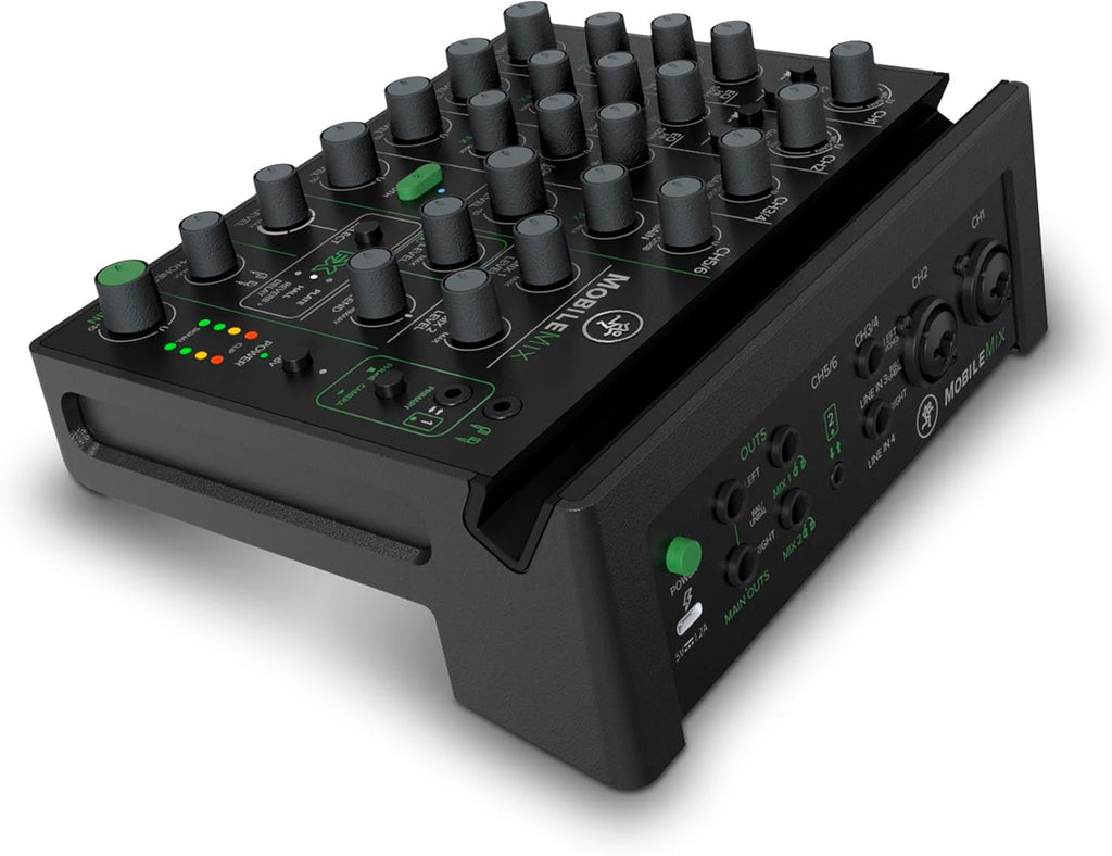 MobileMix 8-channel USB-powered mixer for A/V production, live sound, and streaming 