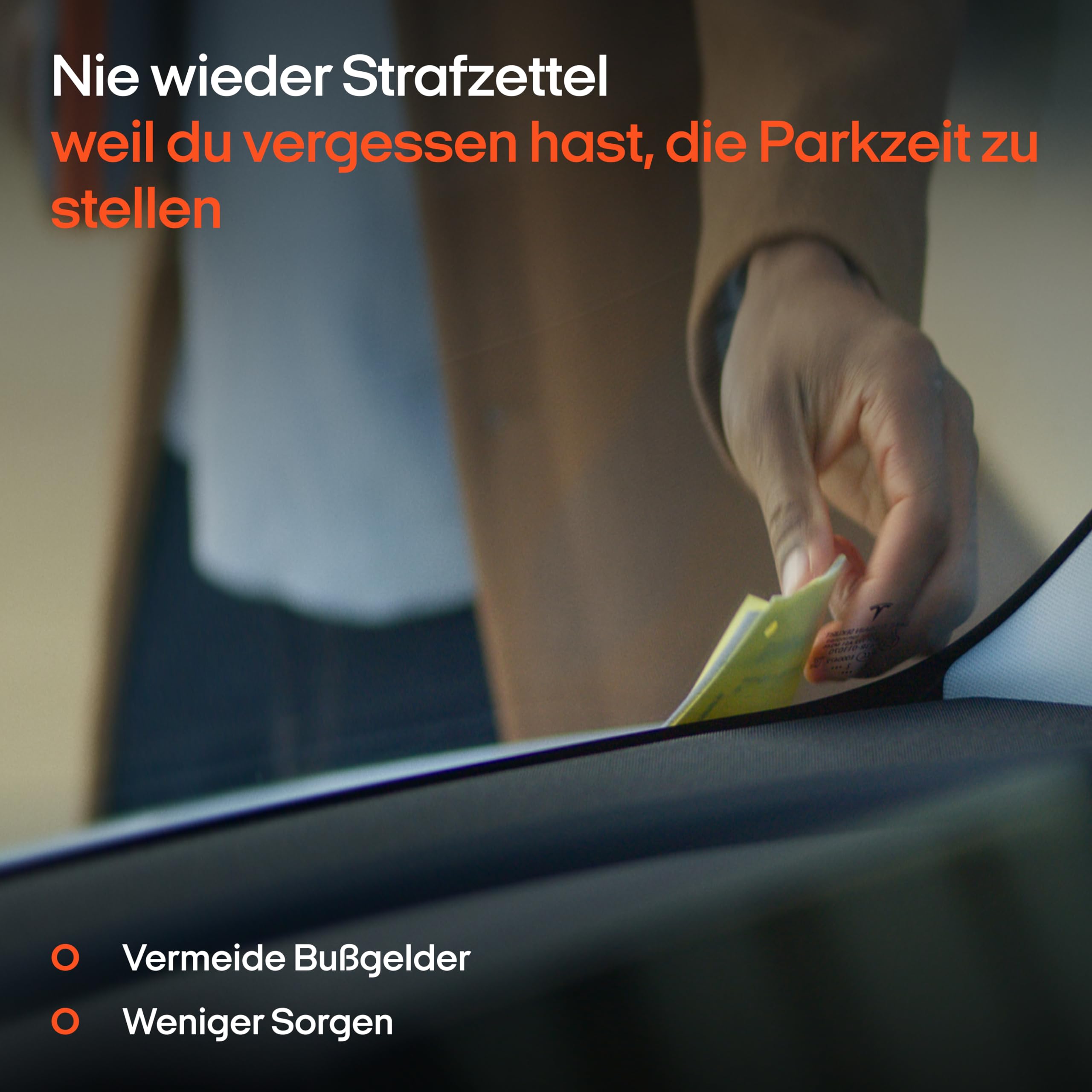 OOONO P-DISC NO1 - Electronic parking disc with approval for cars - Automatic digital parking disc electric with approval from the KBA according to StVO - Electric parking meter car approved 
