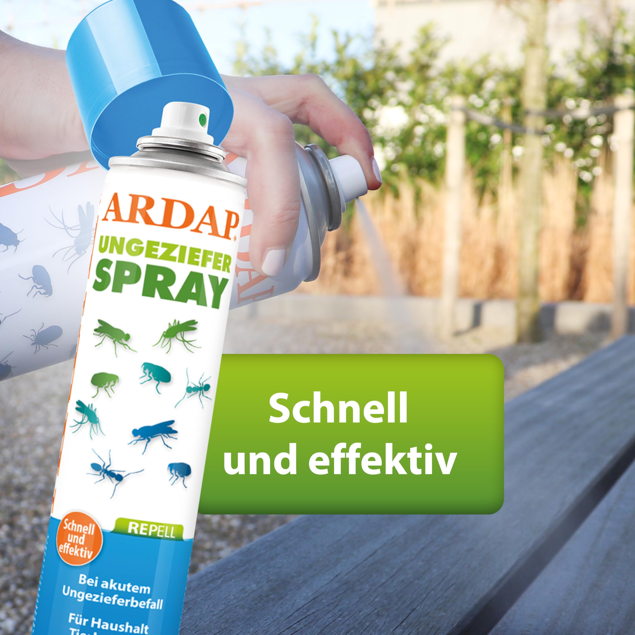 ARDAP Repell Pest Spray 750ml - Insect spray for acute pest infestation - Repellent against insect infestation - Insect spray for home - Mosquito spray - Pest-free - Works quickly &amp; effectively (PT19) 