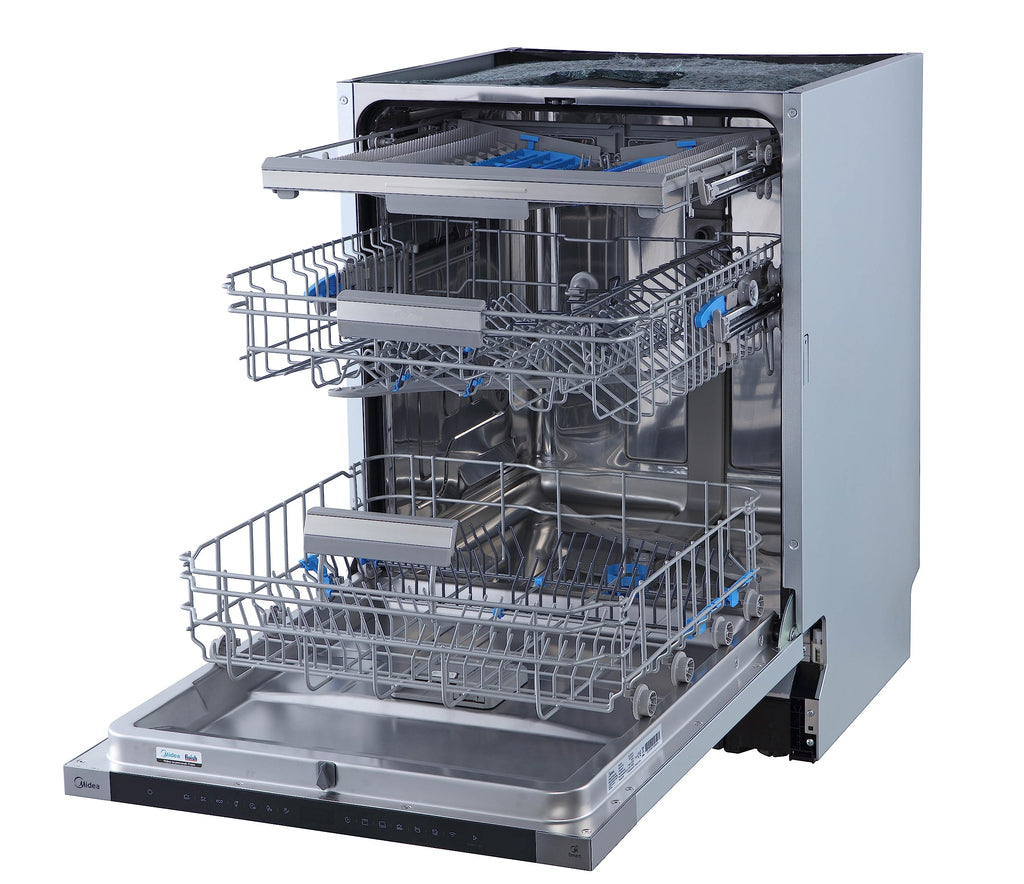Midea ST 3.6F wi Countertop Dishwasher, 6 Wash Programs, Delay Start, Extra Drying Function, IOT Control, Mini Dishwasher, Ideal for Small Apartments, White 