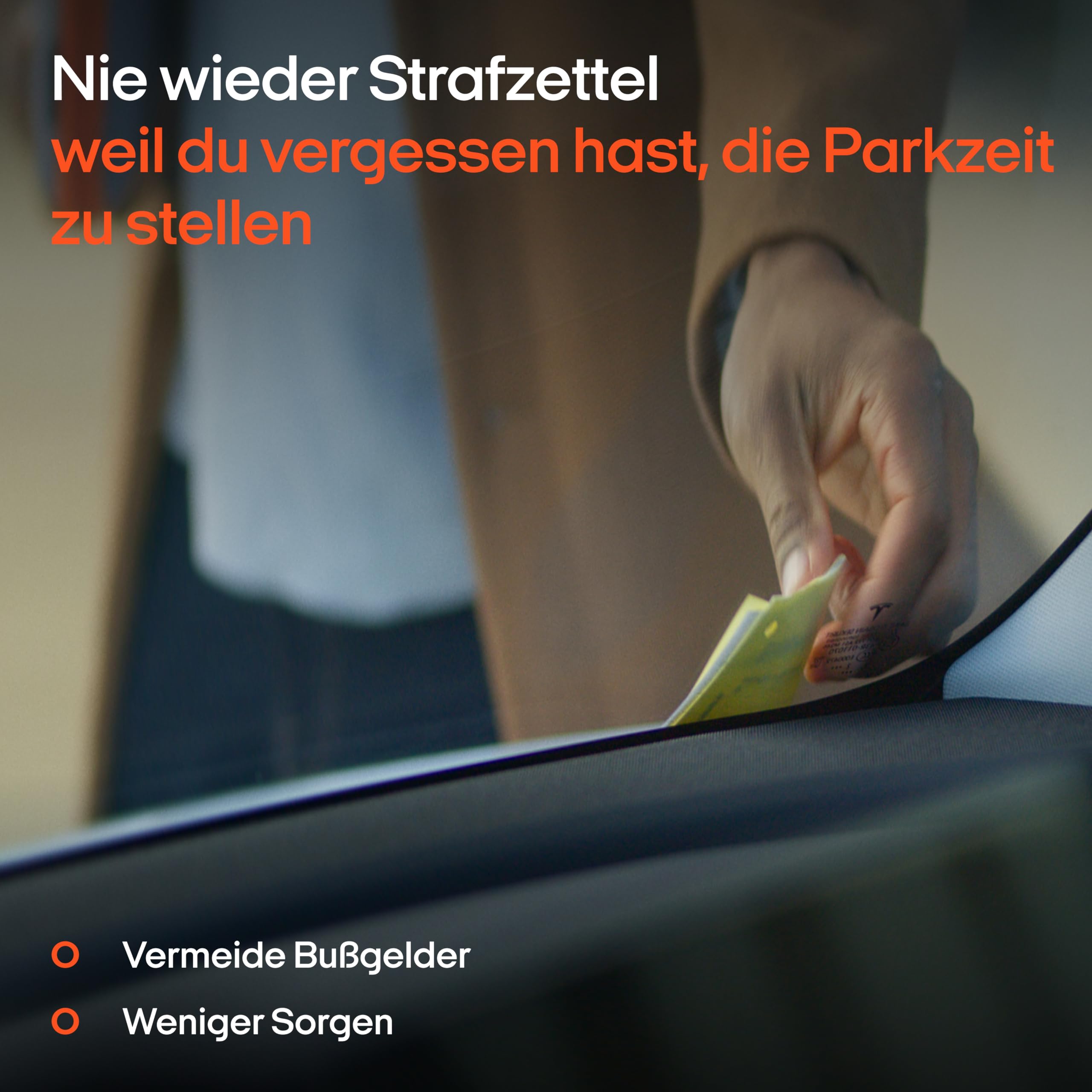 OOONO P-DISC NO1 - Electronic parking disc with approval for cars - Automatic digital parking disc electric with approval from the KBA according to StVO - Electric parking meter car approved 