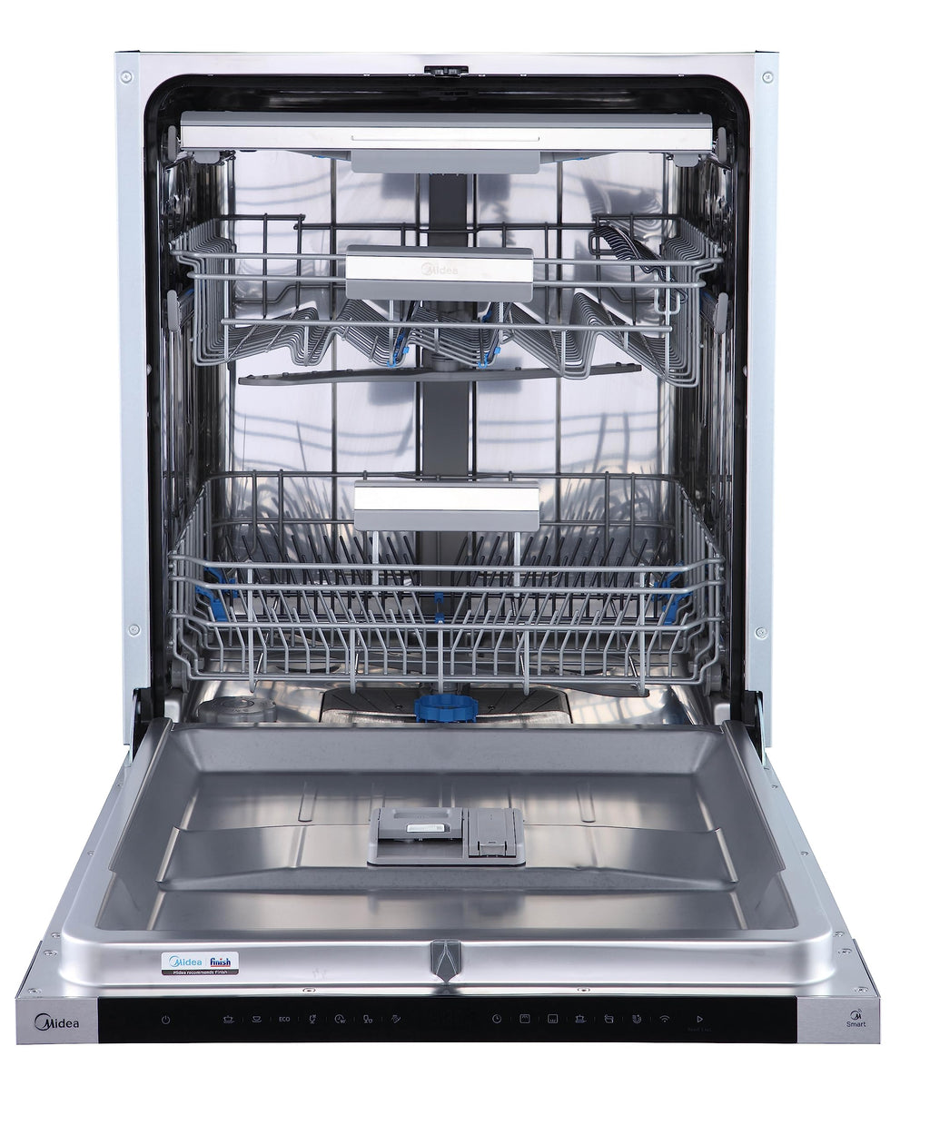 Midea ST 3.6F wi Countertop Dishwasher, 6 Wash Programs, Delay Start, Extra Drying Function, IOT Control, Mini Dishwasher, Ideal for Small Apartments, White 
