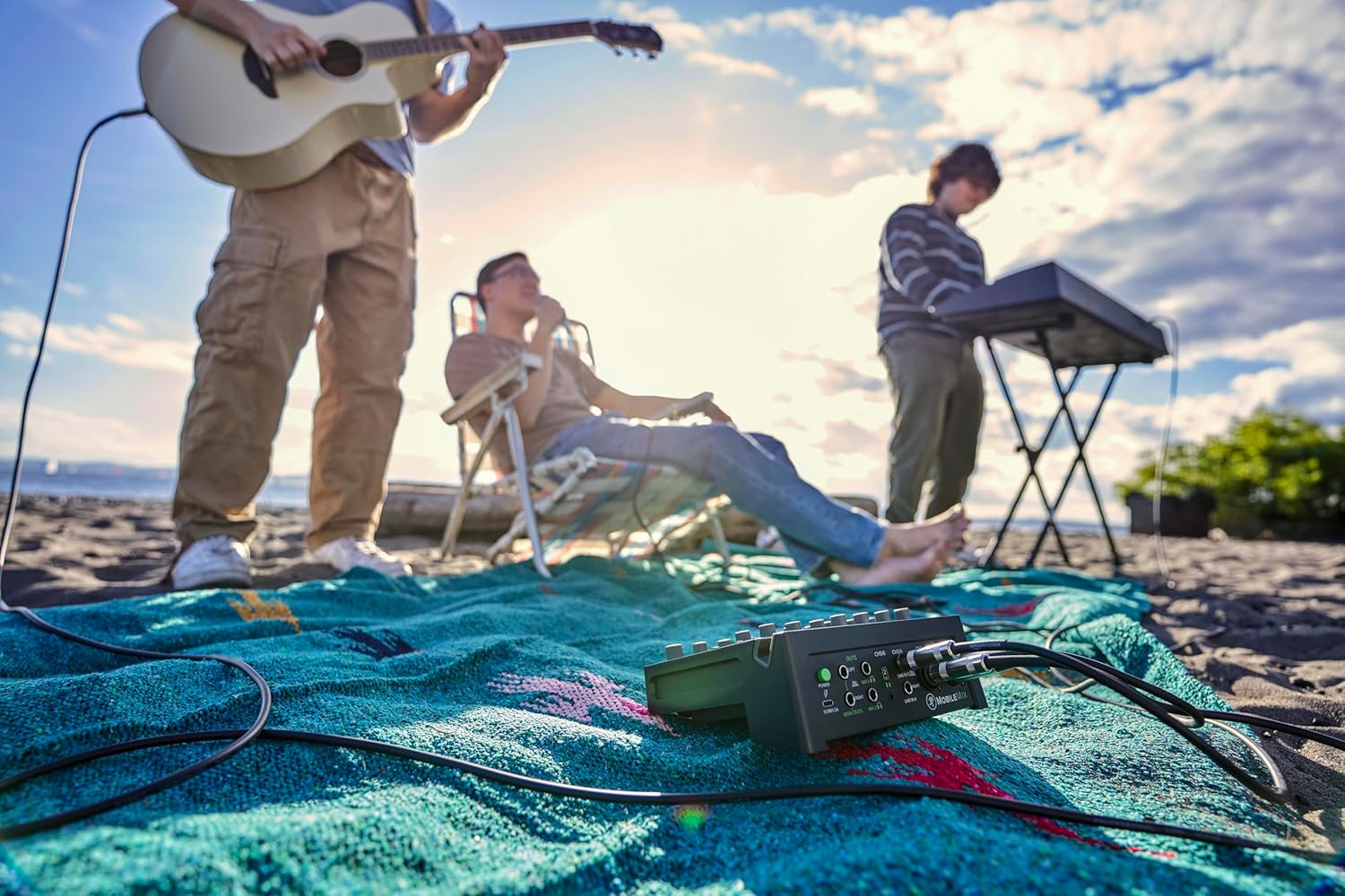 MobileMix 8-channel USB-powered mixer for A/V production, live sound, and streaming 