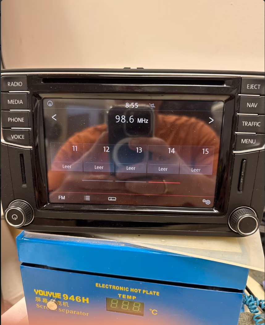 Seat Discover Media Navi Radio SEAT car radio MIB STD2, refurbished