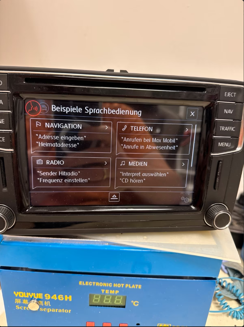 Seat Discover Media Navi Radio SEAT car radio MIB STD2, refurbished