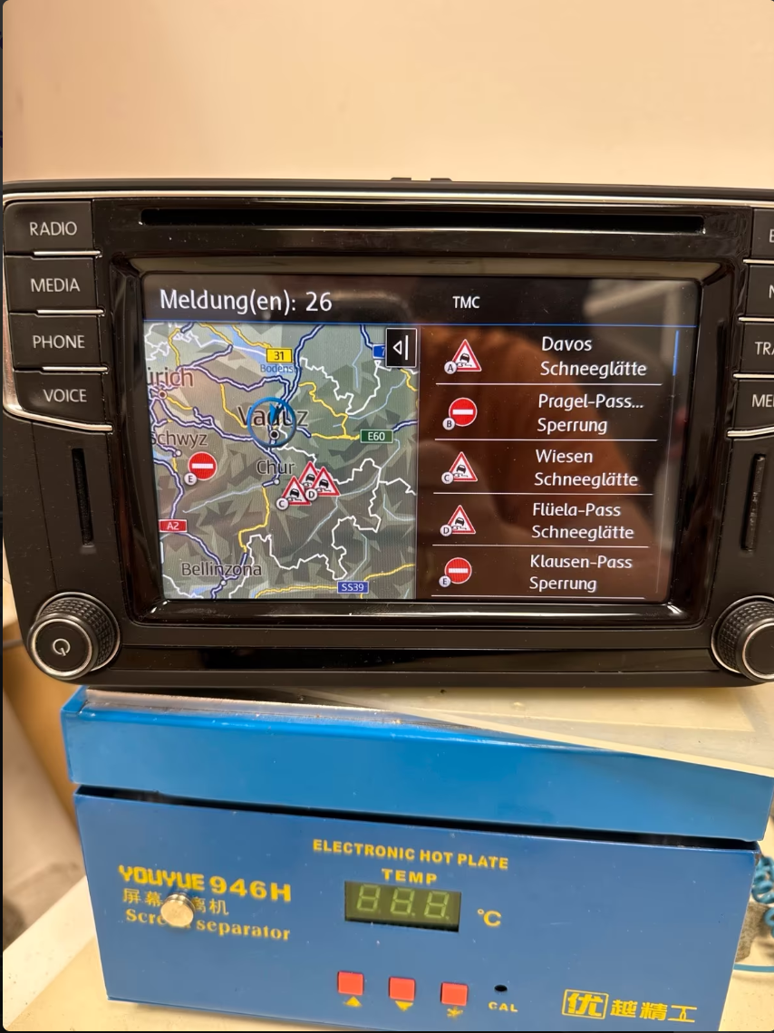 Seat Discover Media Navi Radio SEAT car radio MIB STD2, refurbished