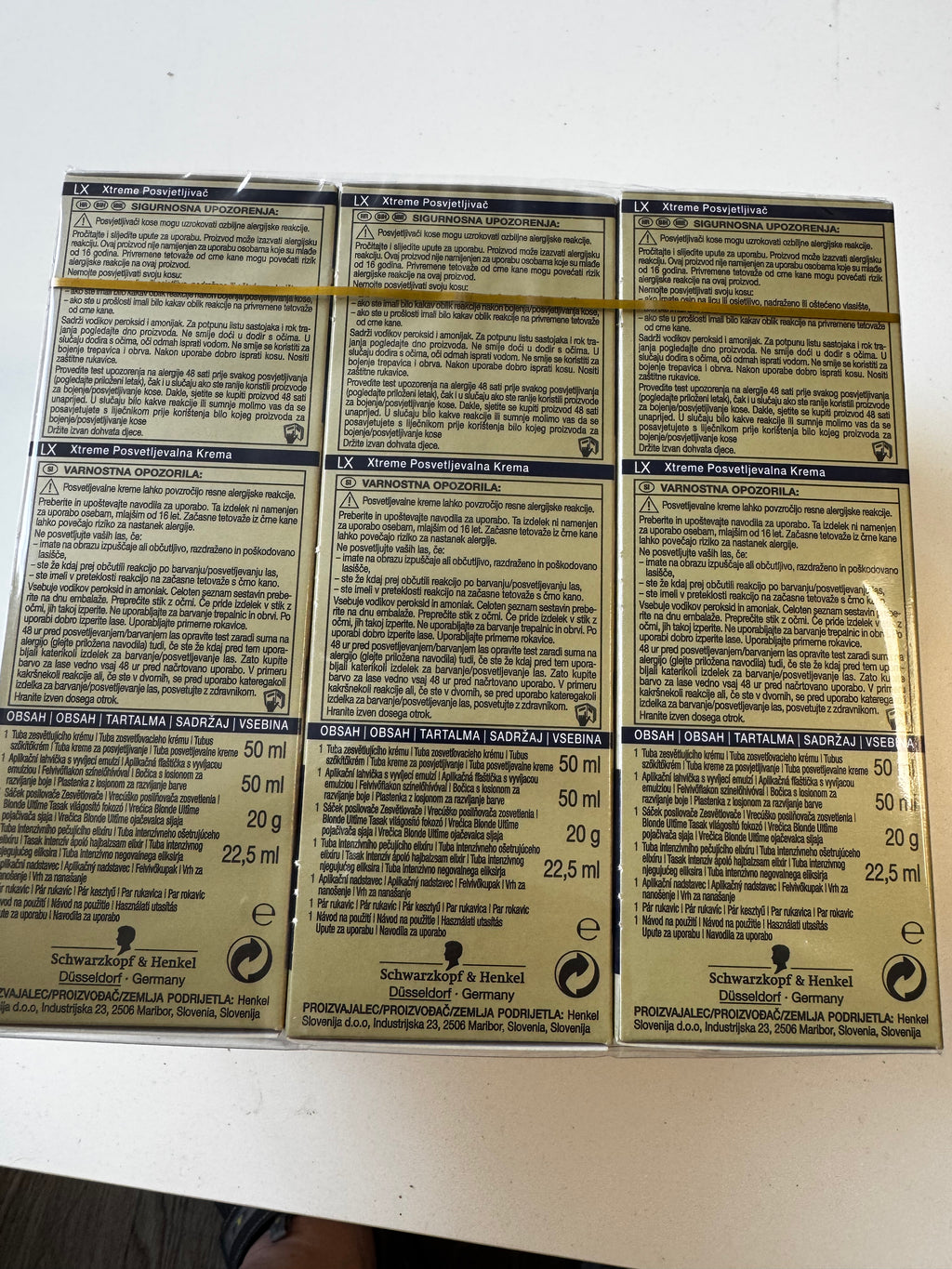 3-pack Schwarzkopf blonde ULTIME LX Xtreme Lightener (expires) 
