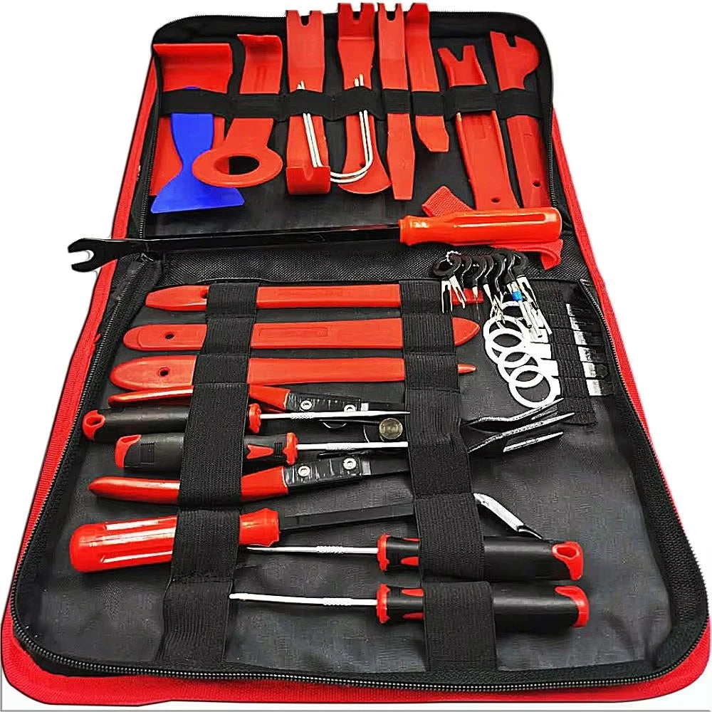 Car audio repair tool Car clip rivet fastener Door trim panel removal tool Car interior disassembly tools Car pry removal tool - AliExpress 34