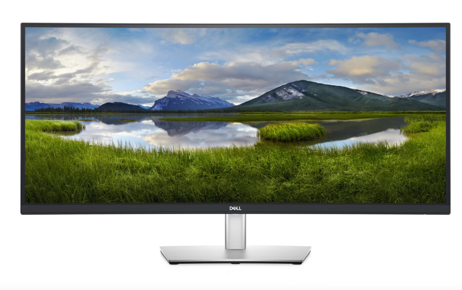 Dell P3421W, 34 inch monitor IPS resolution 3440x1440 black-silver, refurbished, curved