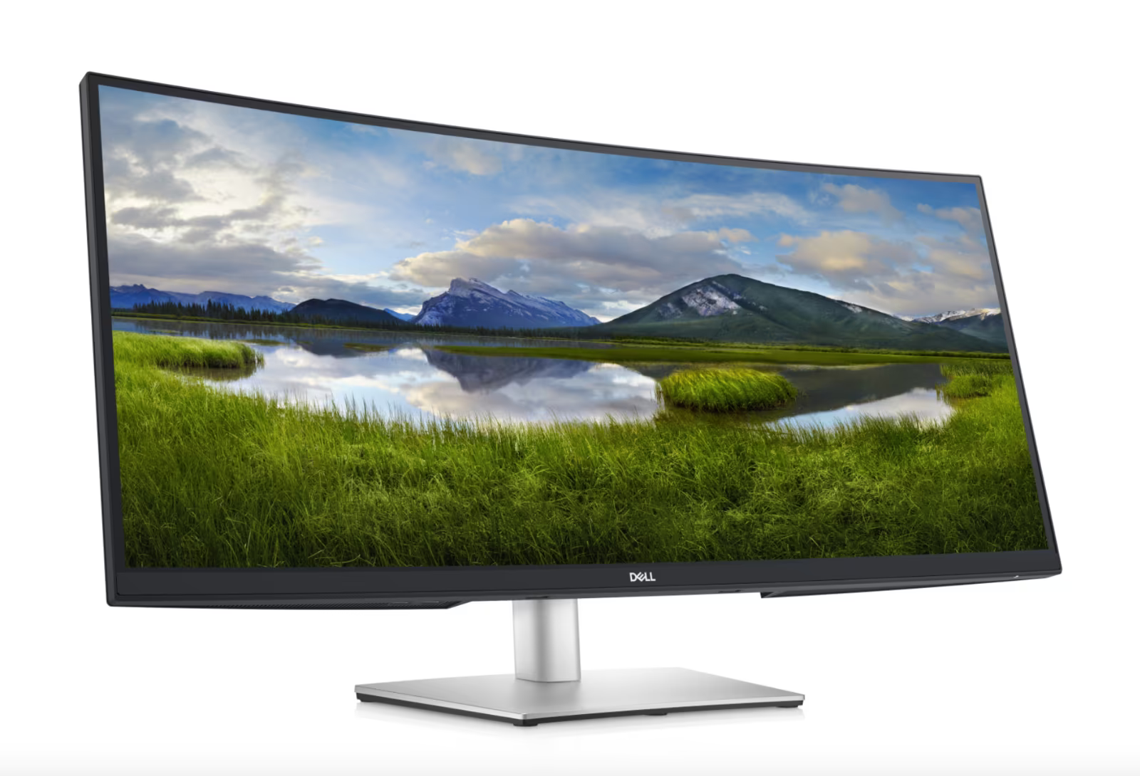Dell P3421W, 34 inch monitor IPS resolution 3440x1440 black-silver, refurbished, curved