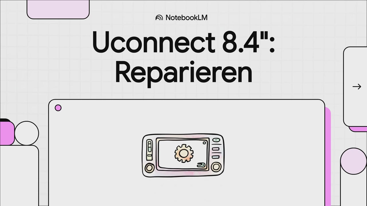 Repair service for Jeep / Dodge / RAM / Chrysler – Uconnect 8.4” (Ghost Touch &amp; Display Repair)